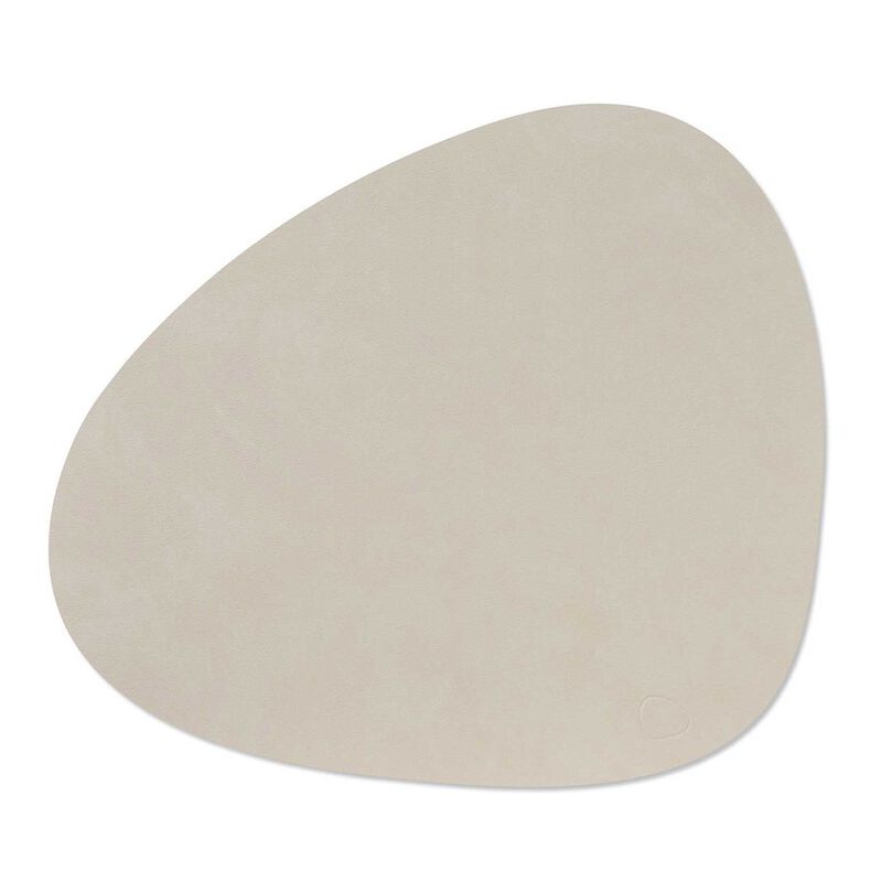 LIND DNA Table Mat Curve L Nupo Oyster White image number 0
